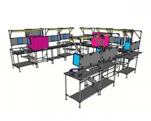Intralogistics assembly line - U-cell