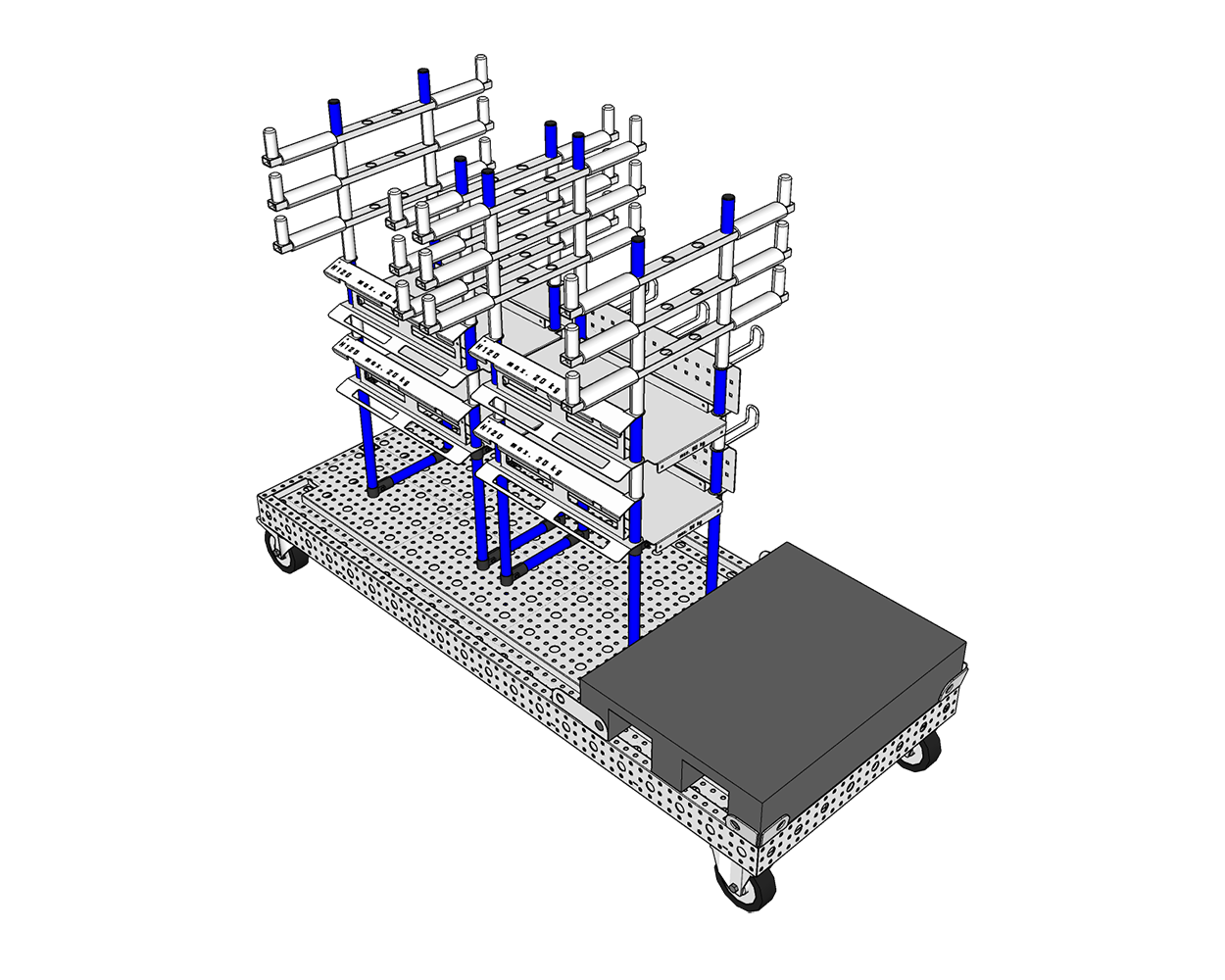 4Dflexiplat system intralogistics - example 8