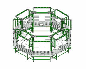 Intralogistics assembly line - O-cell Example 3