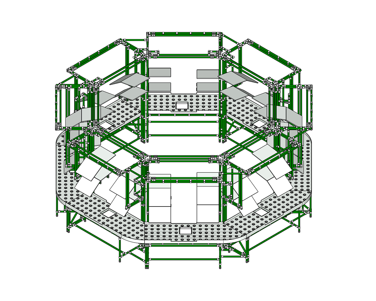 Intralogistics assembly line - O-cell Example 3