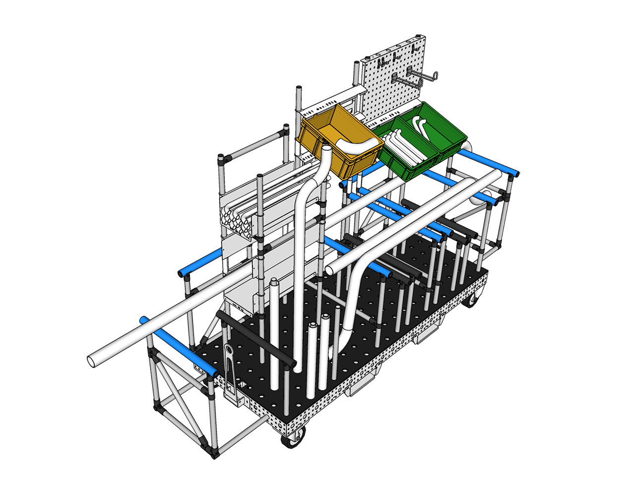 4Dflexiplat system intralogistics - Example 9