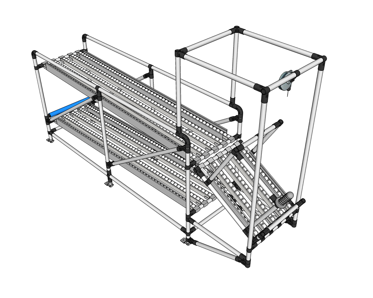 Intralogistics shelving system - Example 8