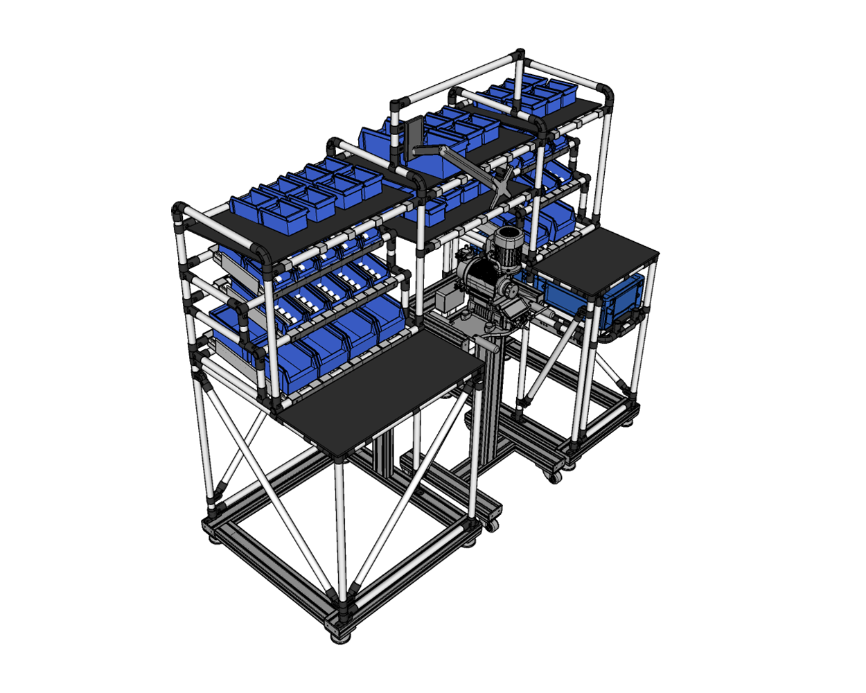 Intralogistics workstation system - Example 9