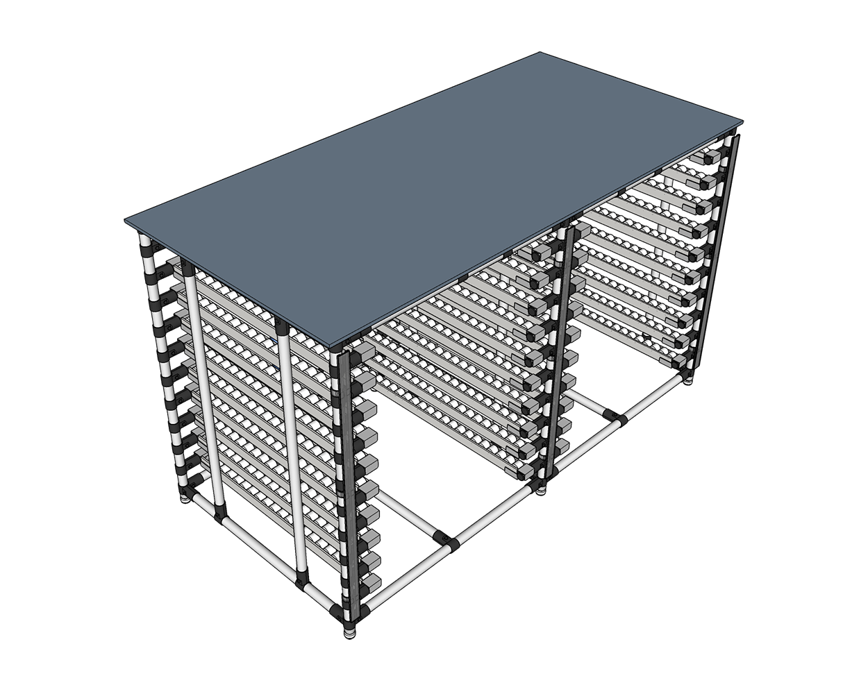 Intralogistics shelving system - Example 6