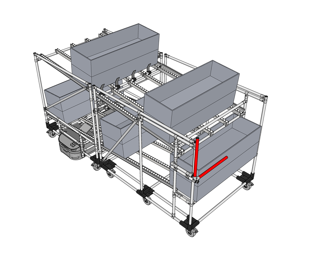Intralogistics logistics trolley - Example 9
