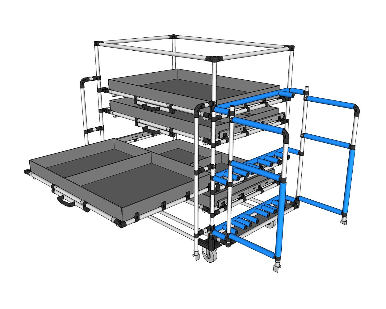 Intralogistics logistics trolley - Example 6
