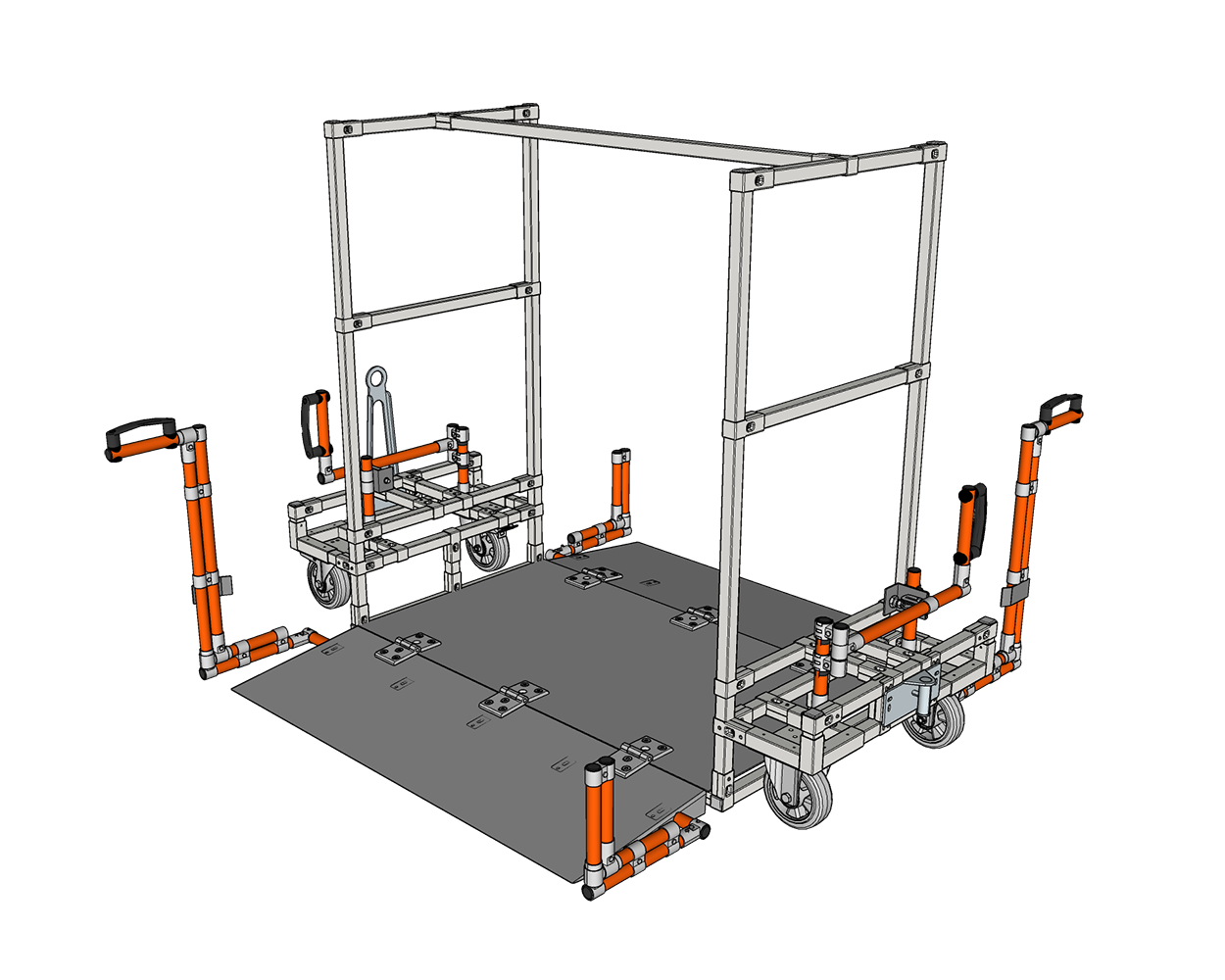 Intralogistics logistics trolley - Example 5