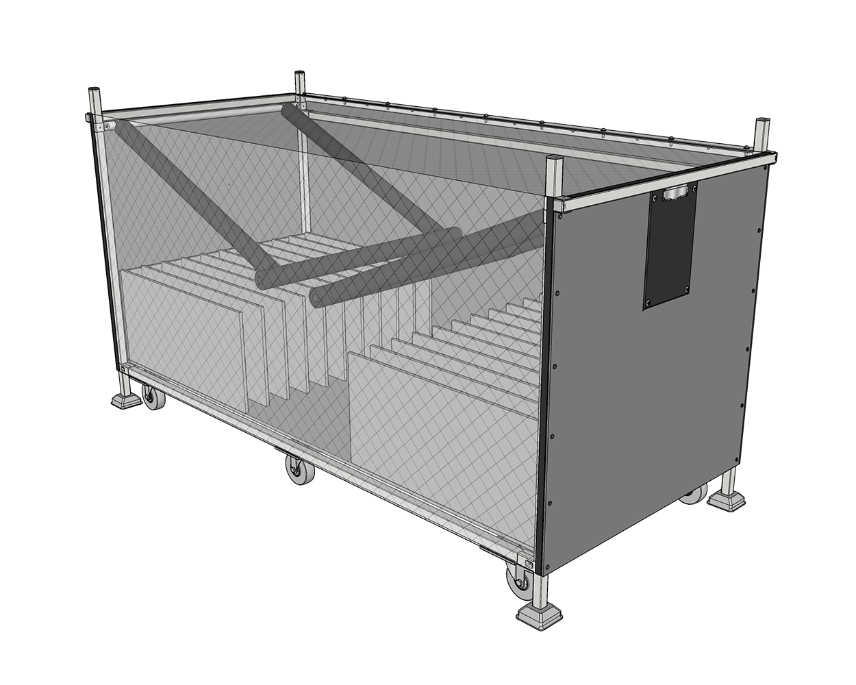 Intralogistics logistics trolley - Example 4