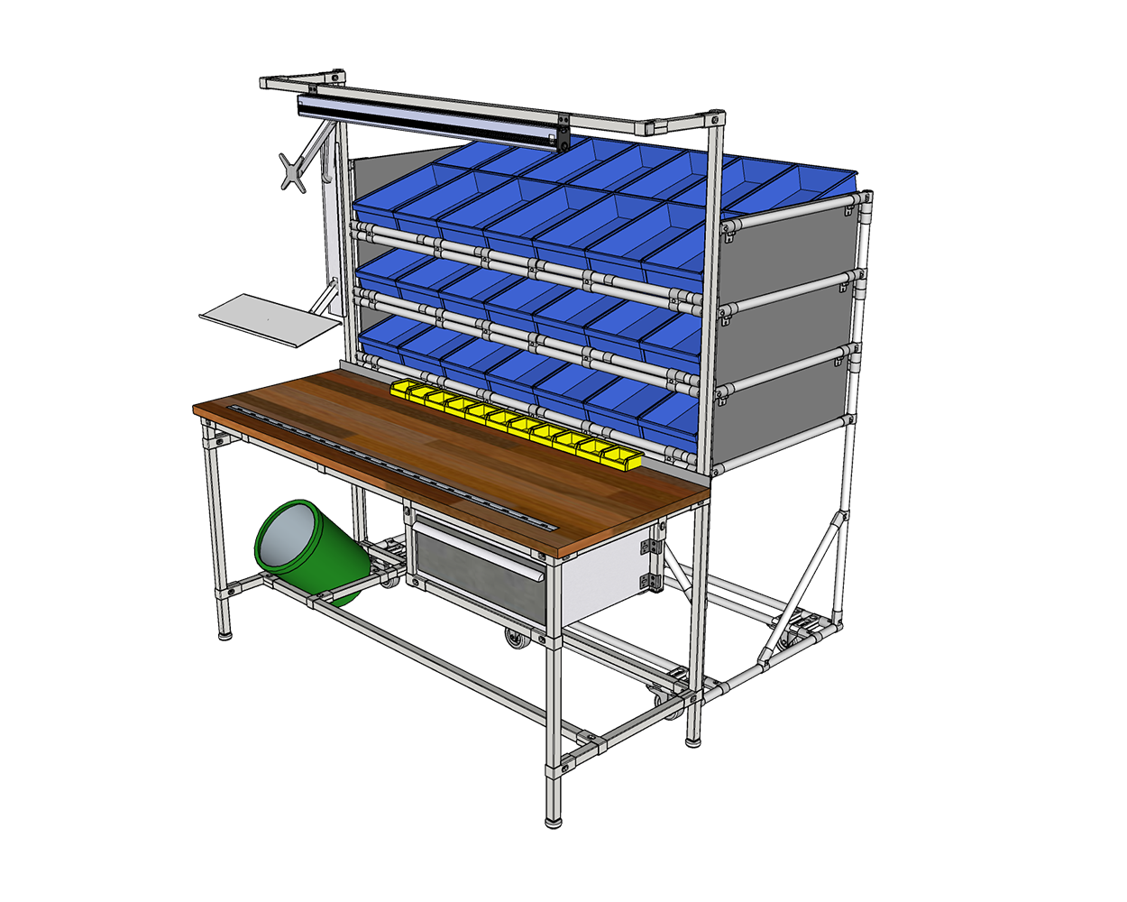 Intralogistics workstation system - Example 4