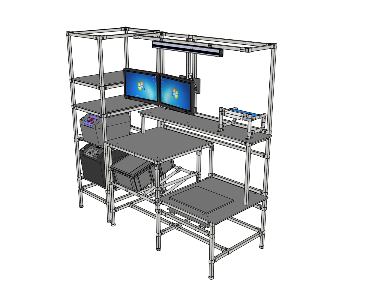 Intralogistics workstation system - Example 2