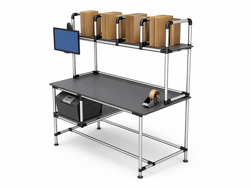 Packtisch NeoFlex für Produktion, Logistik, E-Commerce