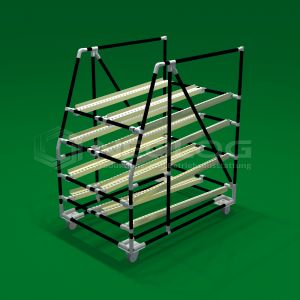 ESD Durchlaufregal 32400 für bis zu 24 KLT 400x300
