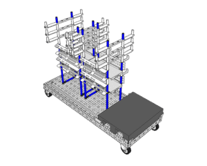4Dflexiplat-System Intralogistik - Beispiel 8