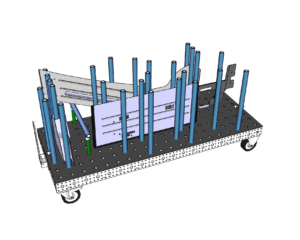 4Dflexiplat-System Intralogistik - Beispiel 4