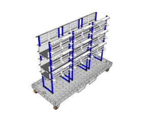 4Dflexiplat-System Intralogistik - Beispiel 2