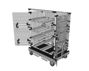 4Dflexiplat-System Intralogistik - Beispiel 1